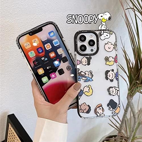 スヌーピー iPhone 14 用 ケース Snoopy スマホケース iphone 用 ケース 薄型【透明】 ソフトTPU バンパー アイフォン ケ｜polupolu-shop｜03