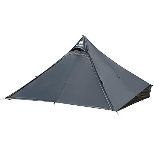 OneTigris TETRA ワンポールテント ソロテント ピラミッドテント インナーメッシュ 通気 日よけ 軽量 登山 旅 行 ソロキャンプ アウ｜polupolu-shop｜02