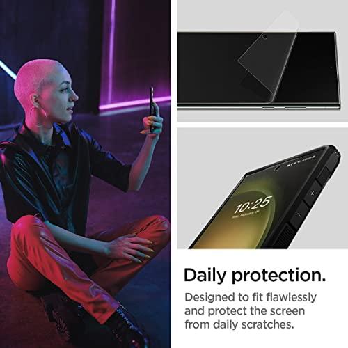 Spigen NeoFlex フィルム Galaxy S23 Ultra 用 全面保護 TPU素材 ギャラクシー S23 Ultra 対応 貼り直しが｜polupolu-shop｜03