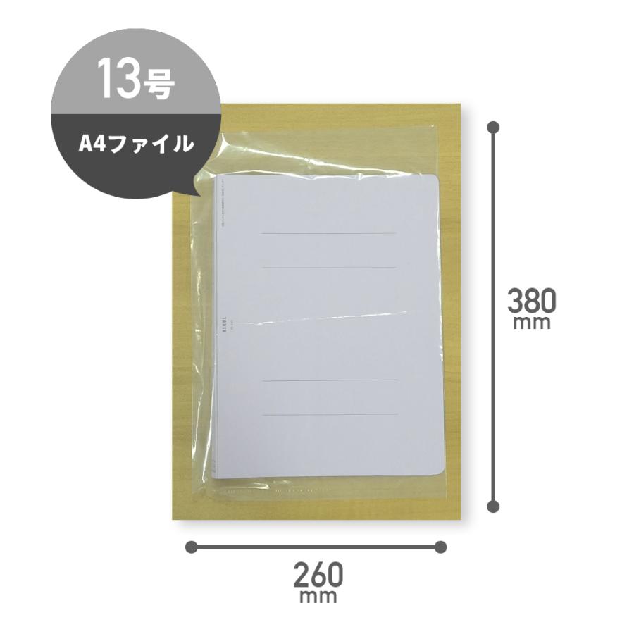 規格袋 13号 26x38cm 0.050mm厚 透明 50枚x30冊 FE-13 食品検査適合 RoHS指定 サンキョウプラテック_1