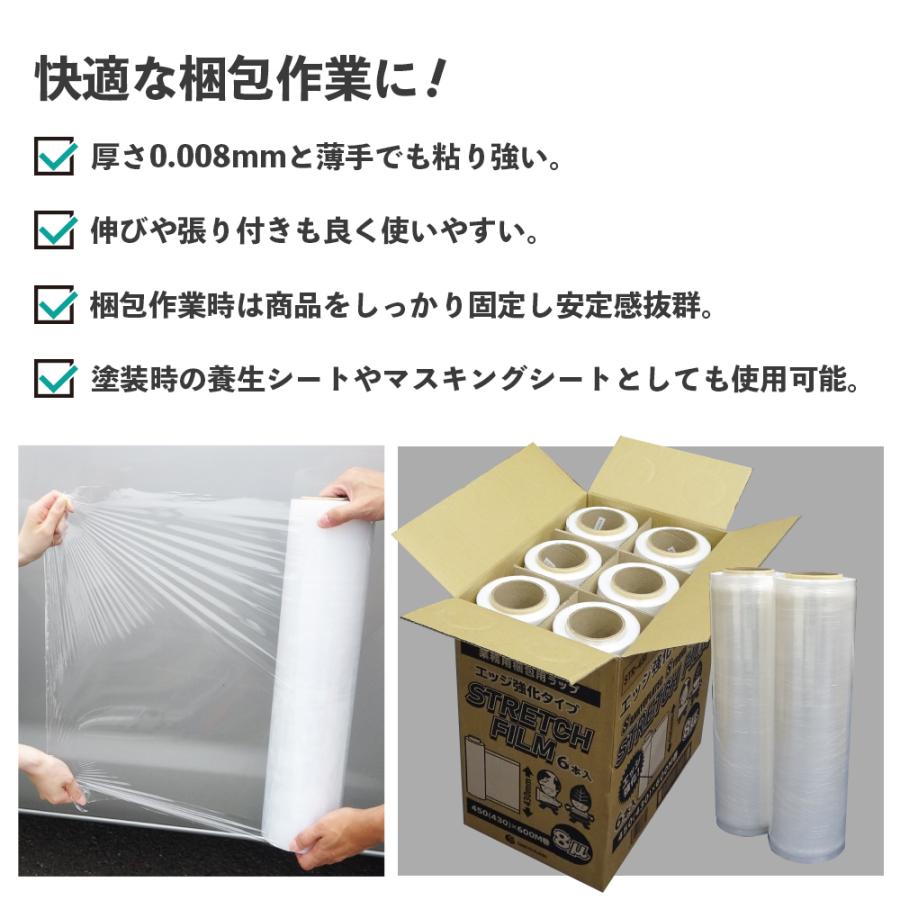 サンキョウプラテック（SANKYO PLATEC） ストレッチフィルム エッジ