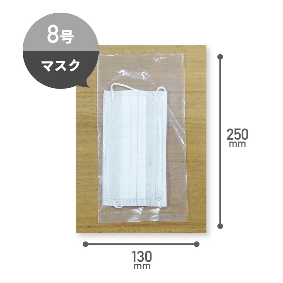 規格袋 8号 13x25cm 0.030mm厚 透明 100枚x100冊 FC-08 食品検査適合 RoHS指定 サンキョウプラテック | サンキョウプラテック | 01