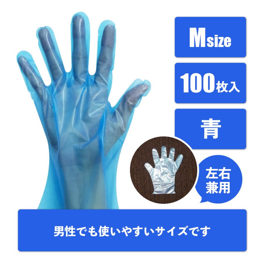 サンキョウプラテック（SANKYO PLATEC） ポリエチレン手袋 CPE Mサイズ
