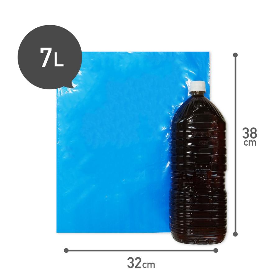 ゴミ袋 7L 青 小型 32x38cm 0.020mm厚 50枚x80冊 LN-06 サンキョウプラテック | サンキョウプラテック | 02