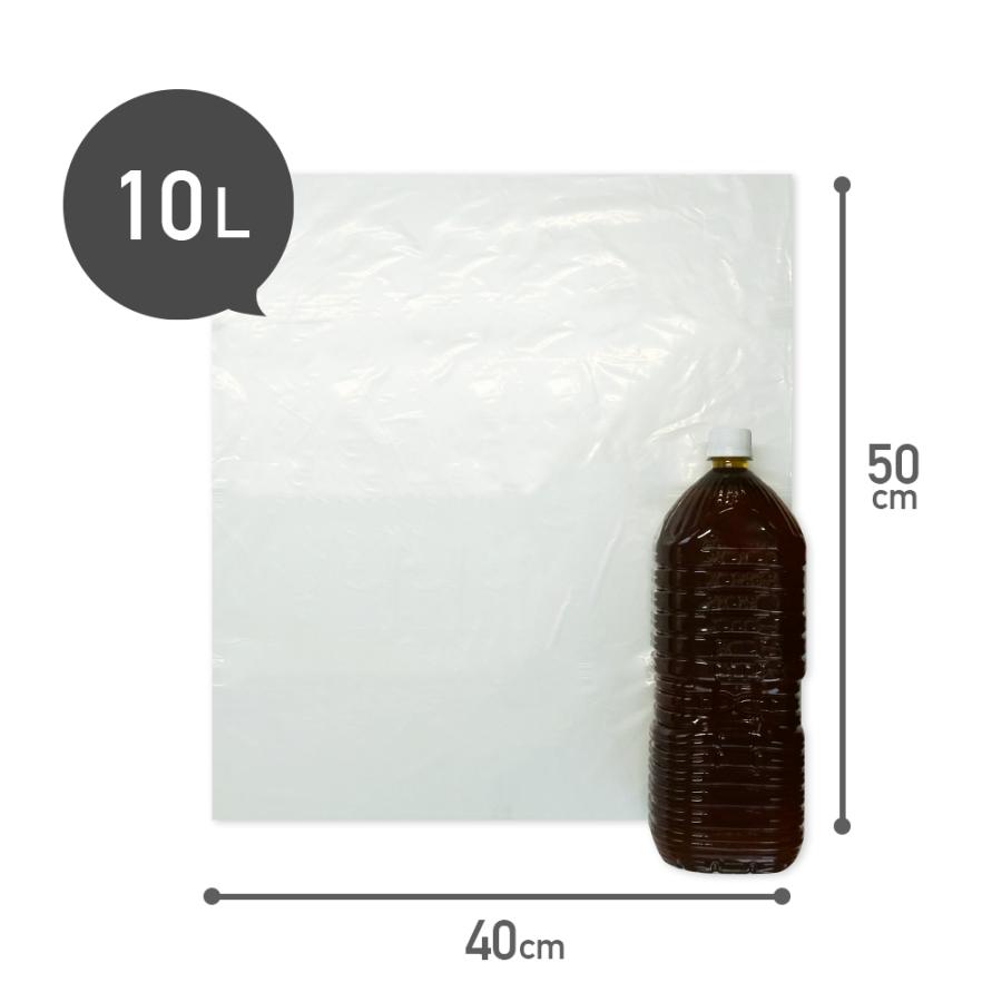 ゴミ袋 10L 透明 小型 40x50cm 0.025mm厚 20枚x50冊×3箱 LN-15-3 サンキョウプラテック｜poly-stadium｜03