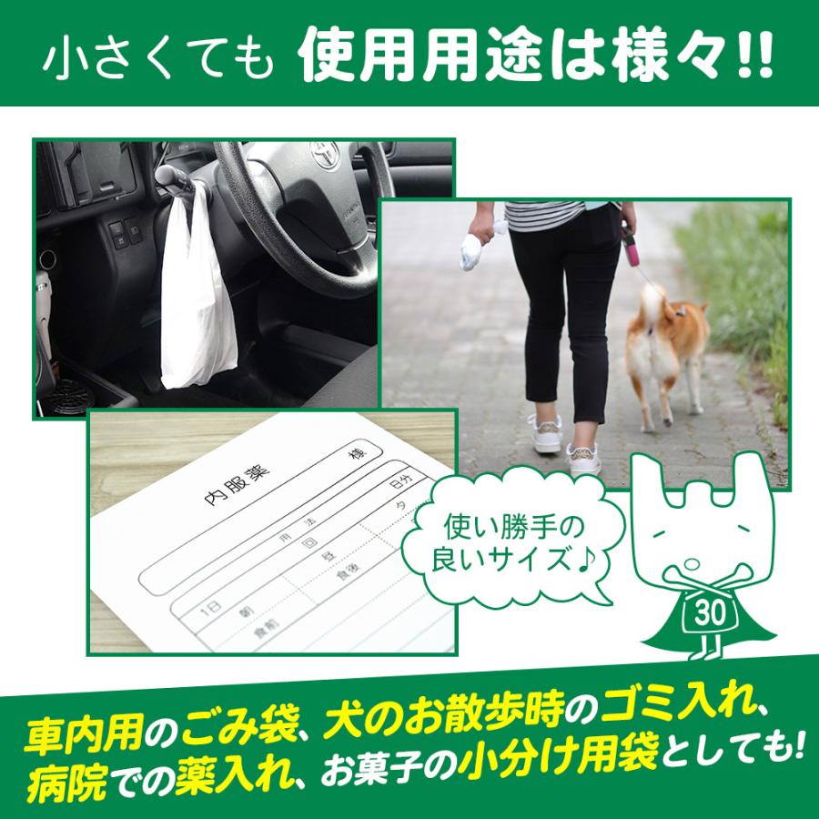 レジ袋 厚手 西日本 30号 (東日本12号) ブロック有 18x38cm マチ11cm 0.014mm厚 紺 100枚x80冊 RB-30 サンキョウプラテックの画像