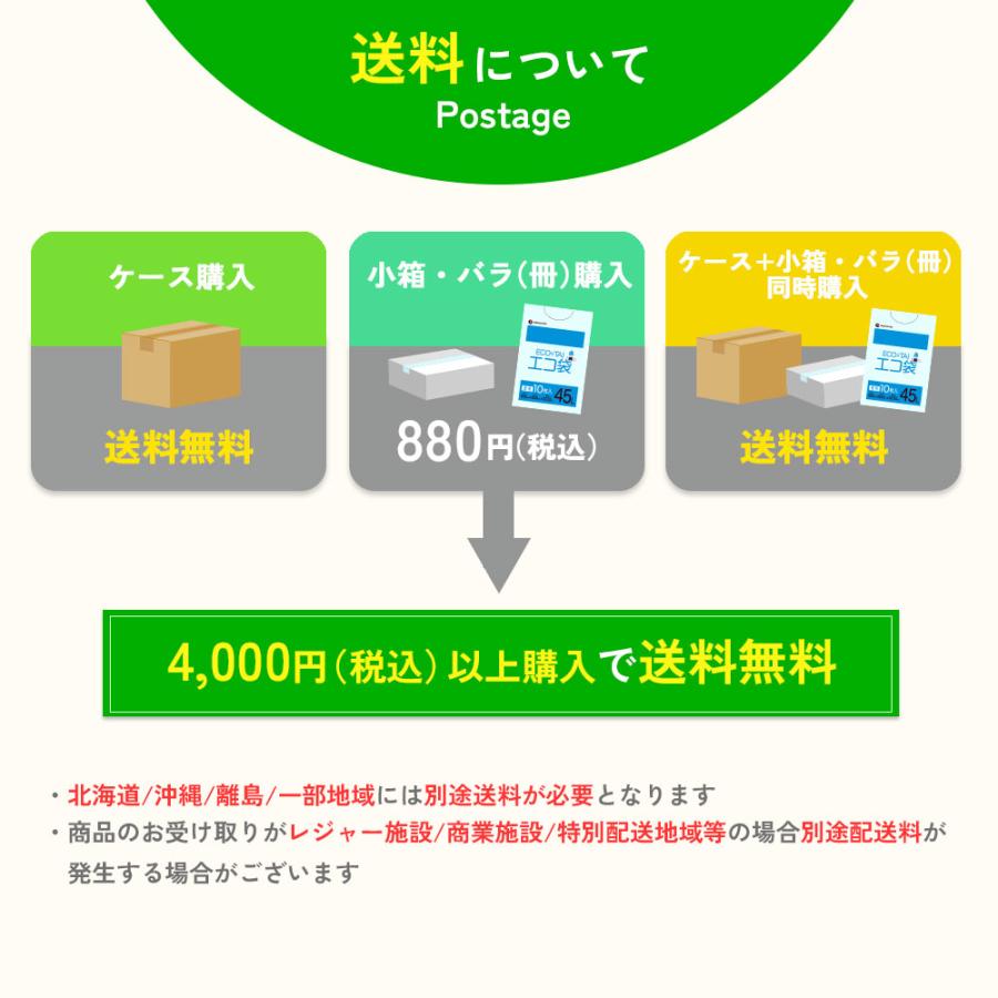 お弁当用手提げ袋 特大サイズ ブロック有 33x40cm マチ17cm 0.014mm厚 乳白 100枚x40冊 RL-18 サンキョウプラテック | サンキョウプラテック | 06