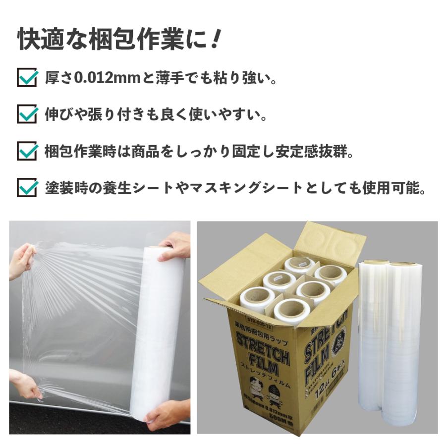 サンキョウプラテック（SANKYO PLATEC） ストレッチフィルム 透明