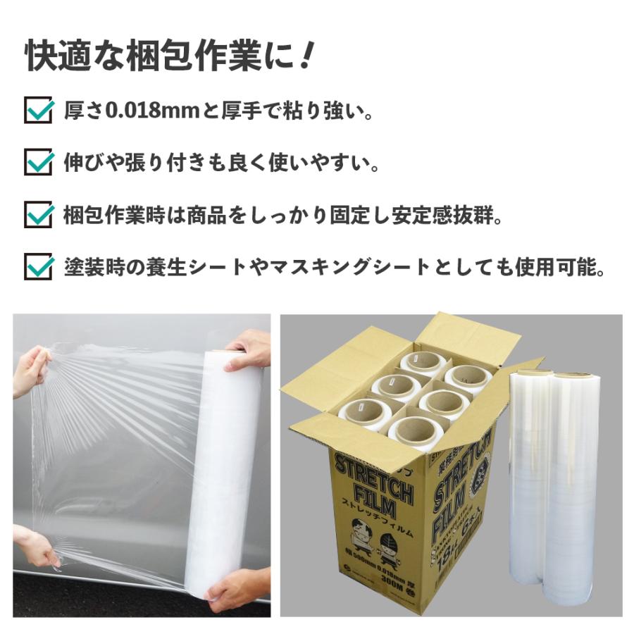 サンキョウプラテック（SANKYO PLATEC） ストレッチフィルム 透明