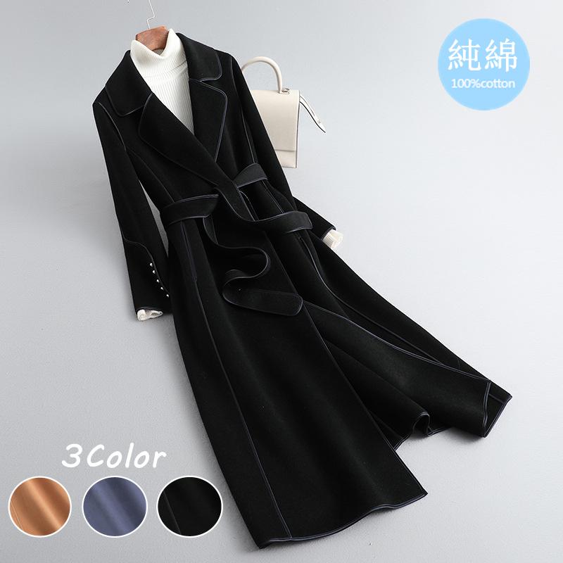 高級素材使用ブランド コート レディース チェスターコート 秋冬 暖かい おしゃれ ロング 軽い 厚手 ウール 上品 定番 通勤 30代 40代 50代 ベルト付 コート アウター Savannah Osc Com