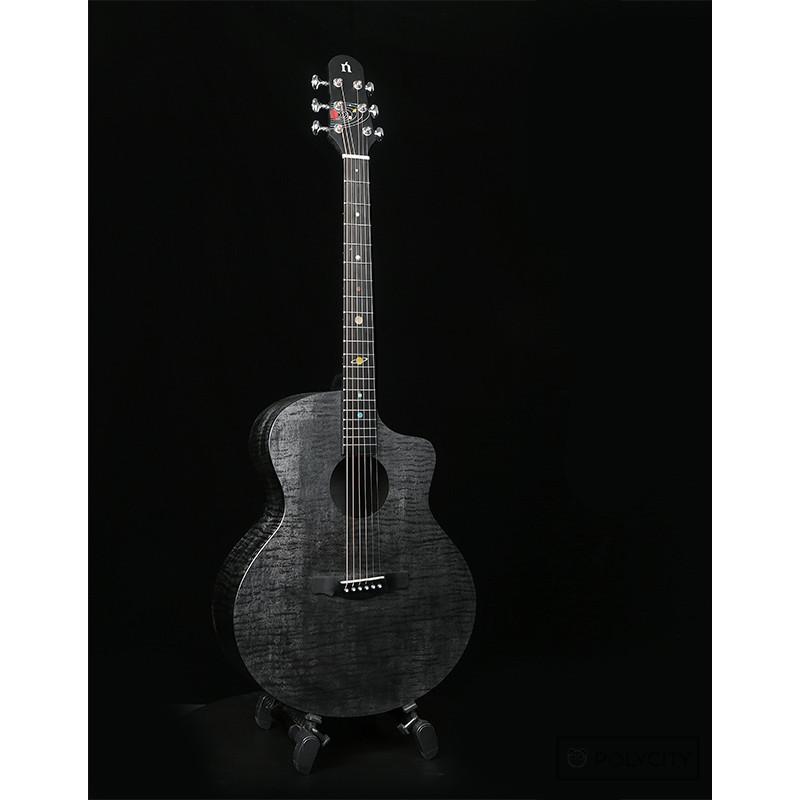 高品質 ギター アコースティックギター ブラックホ ル Hpl 41インチ 貝殻細工 ターコイズ 演奏 閉鎖弦ノブ 高級 ケース付き Gita27 Polycity 通販 Yahoo ショッピング