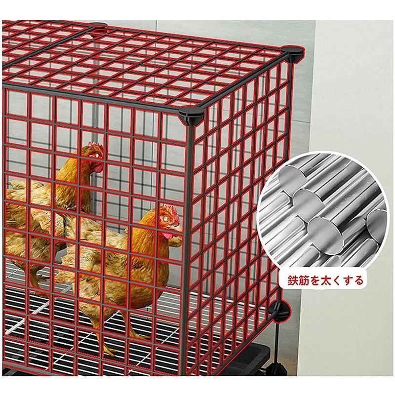 鶏用ケージ 大型 鶏かご 鶏小屋 家庭用 飼育ケージ 家禽用ケージ 鶏舎 水入れ 餌入れ トレー付き 掃除しやすい 通気性 組み立て簡単 Lcw0294 Polycity 通販 Yahoo ショッピング