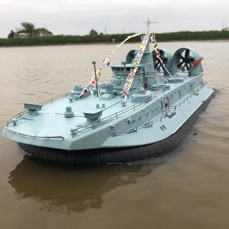 1/110?2.4G“エルキャック”ホバークラフト 大型ラジコンボート 船 50.4CM×24.4CM×19.3CM（長さ×幅×高さ） ドラフトの深さは約10mmです(37413円)