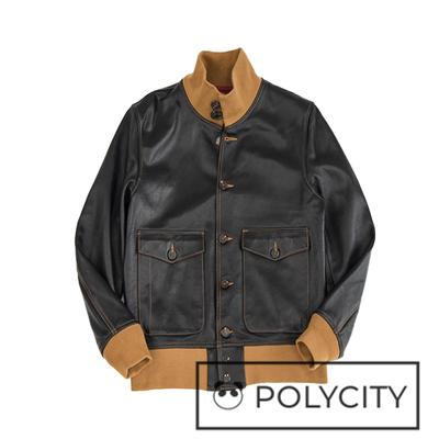 人気新作高品質 A1空軍飛行ジャケットヤギの皮飛行スーツメンズ春レザージャケットハーレー機関車メンズ本革ライダースコートサイズ選択可能 Nazs08 Polycity 通販 Yahoo ショッピング