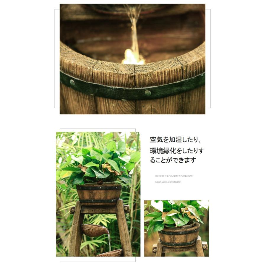 繊細で本物そっくりの職人 噴水 室内噴水 複合セメント 田園風 流水 高品質 風水 装飾品 燈光付き 欧風レトロなバケツ鉢 芸術造形 Peq09 Polycity 通販 Yahoo ショッピング