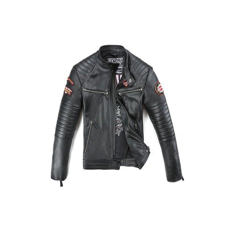 いちばん安い 手作り 欧米 スタンドカラー レザージャケット メンズ バイクジャケット 防風 春夏秋冬 革ジャケット ライダースジャケット 本革 牛革 ライダースジャケット 販売オンライン Sbdkab Go Id