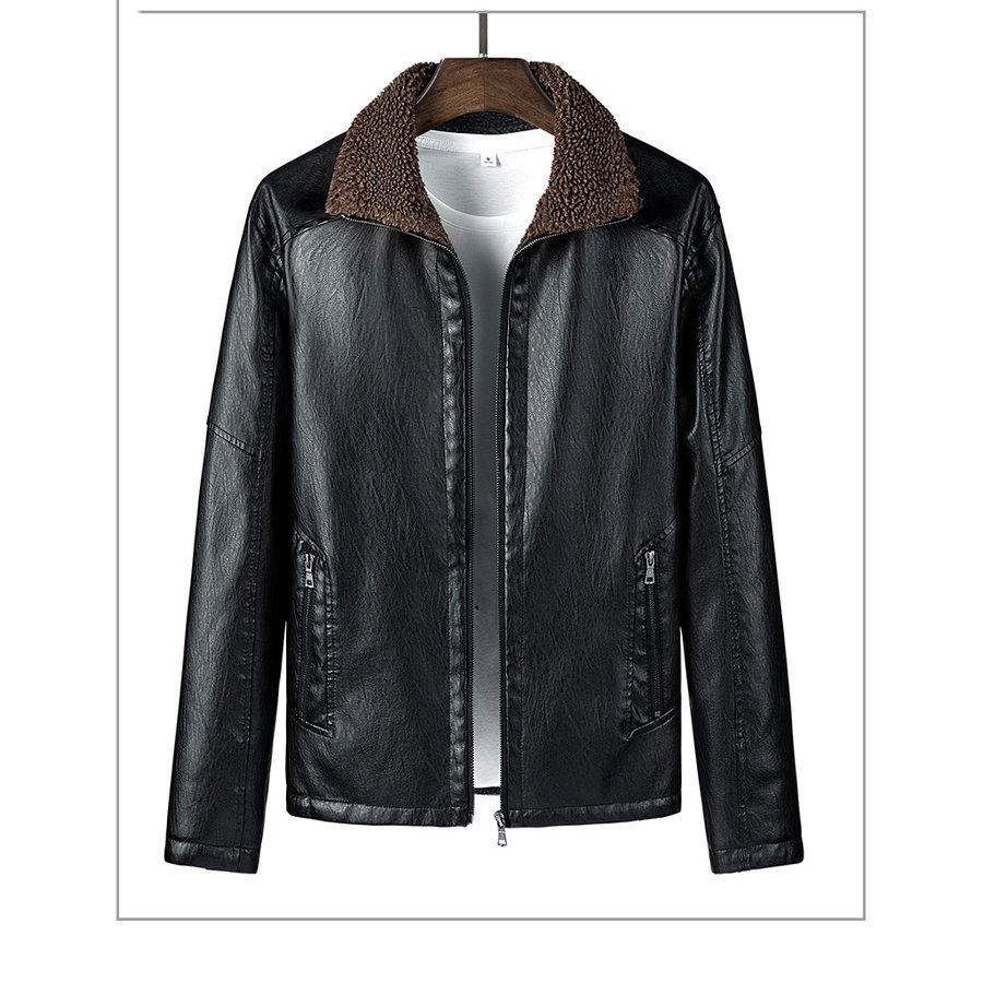 限定価格セール 秋冬 オートバイ Puジャケット Puジャン 裏付き 秋冬 オートバイ 裏付き ライダースジャケット バイクジャケット 冬 コーデ 大きいサイズ テーラードジャケット メンズ Puジャケット Puジャン ジャケット