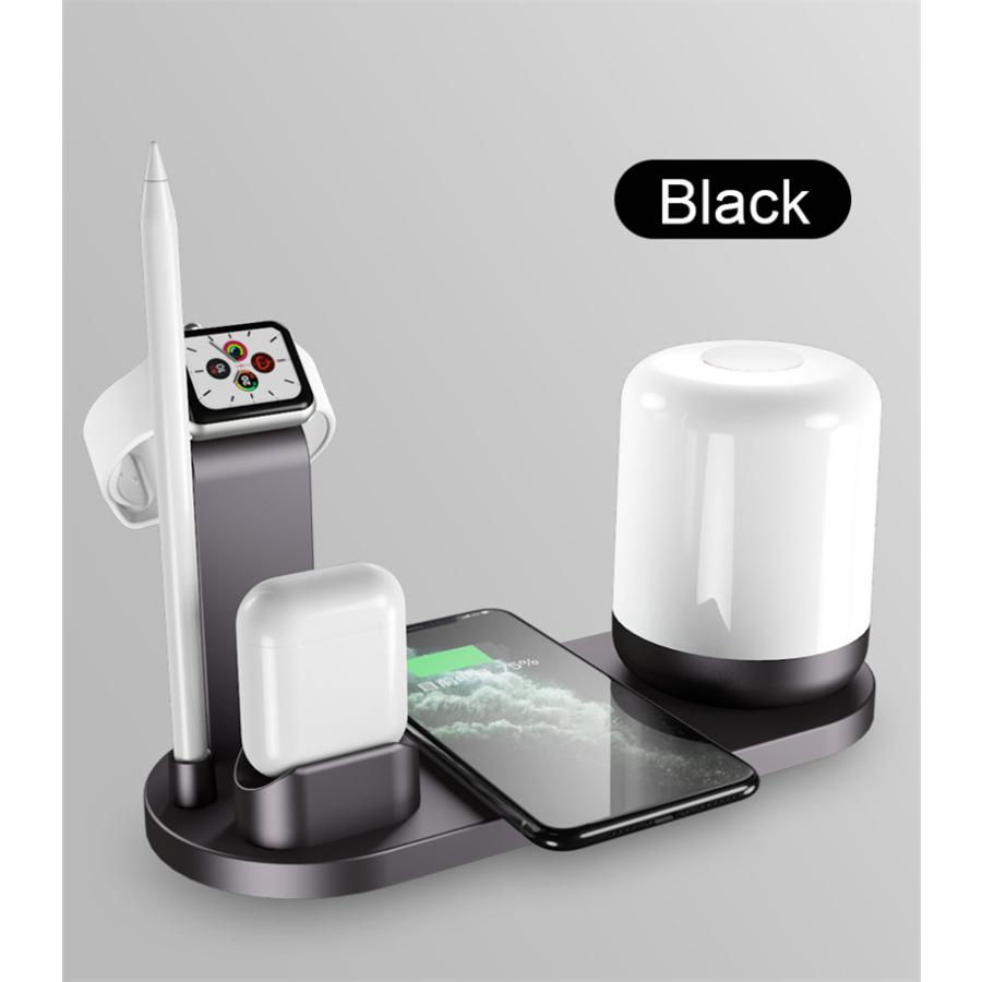 10w Qiワイヤレス充電器 充電器 Qi無線充電対応 ライト付き 3in1 Iphone Android Airpods Apple Watch各種対応 おしゃれ 多機能 Sjyp19 Polycity 通販 Yahoo ショッピング