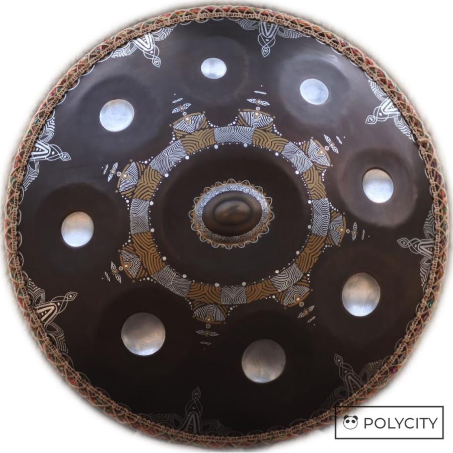 激レア ハンドドラム プロレベル 二チョウ ヘチョウ ヘルムホルツ共鳴器 タンバリン D3 カーボンスチール