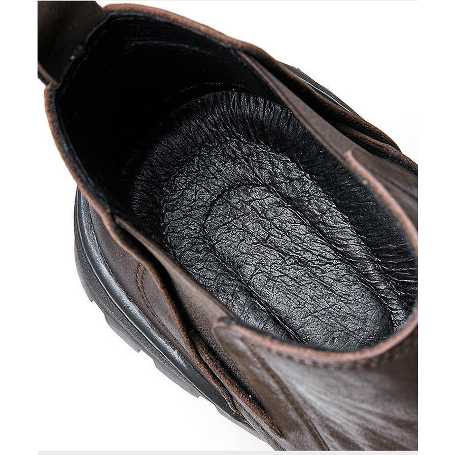 22年のクリスマスの特別な衣装 ショートブーツ ブーツ 牛革 ハンドメイド 男性 チェルシーブーツ レトロ イギリス風 新作 カジュアル マーティン ブーツ ファッション ビジネスシューズ サイズ 43 Michiganestateplanning Com