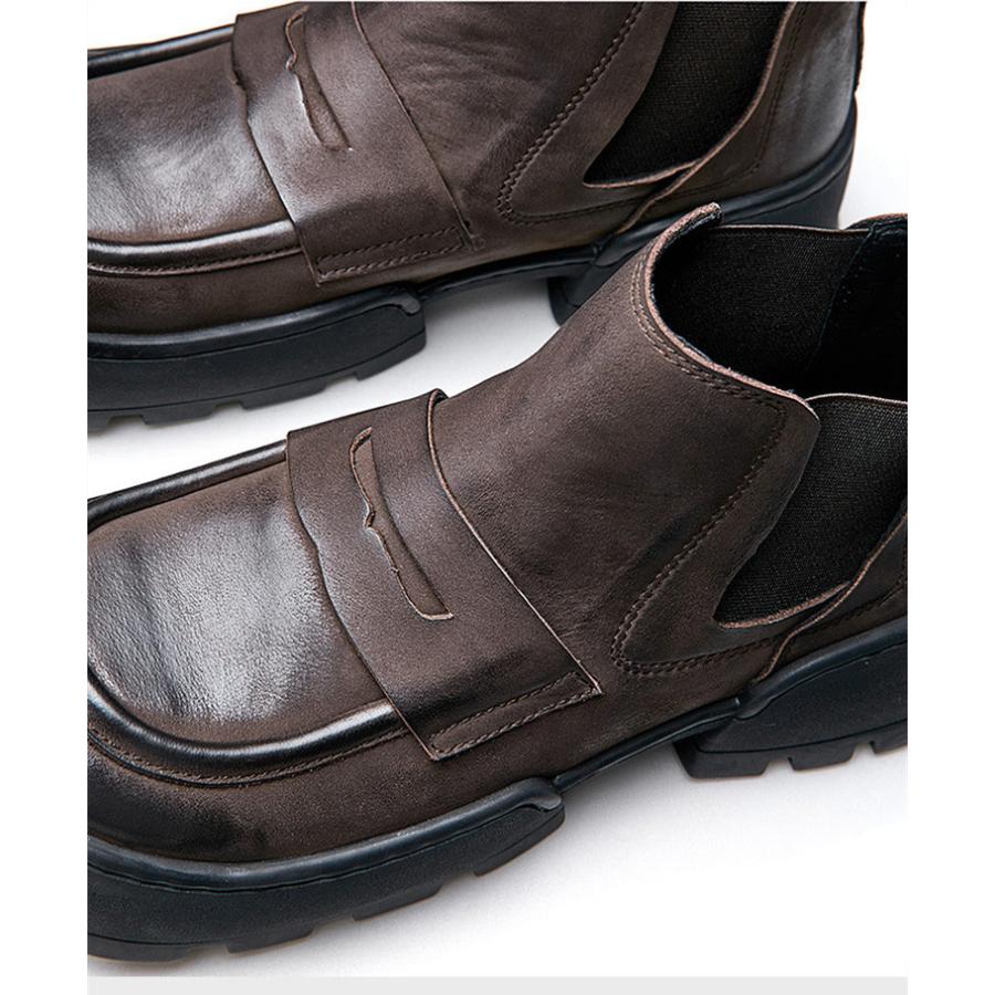 22年のクリスマスの特別な衣装 ショートブーツ ブーツ 牛革 ハンドメイド 男性 チェルシーブーツ レトロ イギリス風 新作 カジュアル マーティン ブーツ ファッション ビジネスシューズ サイズ 43 Michiganestateplanning Com