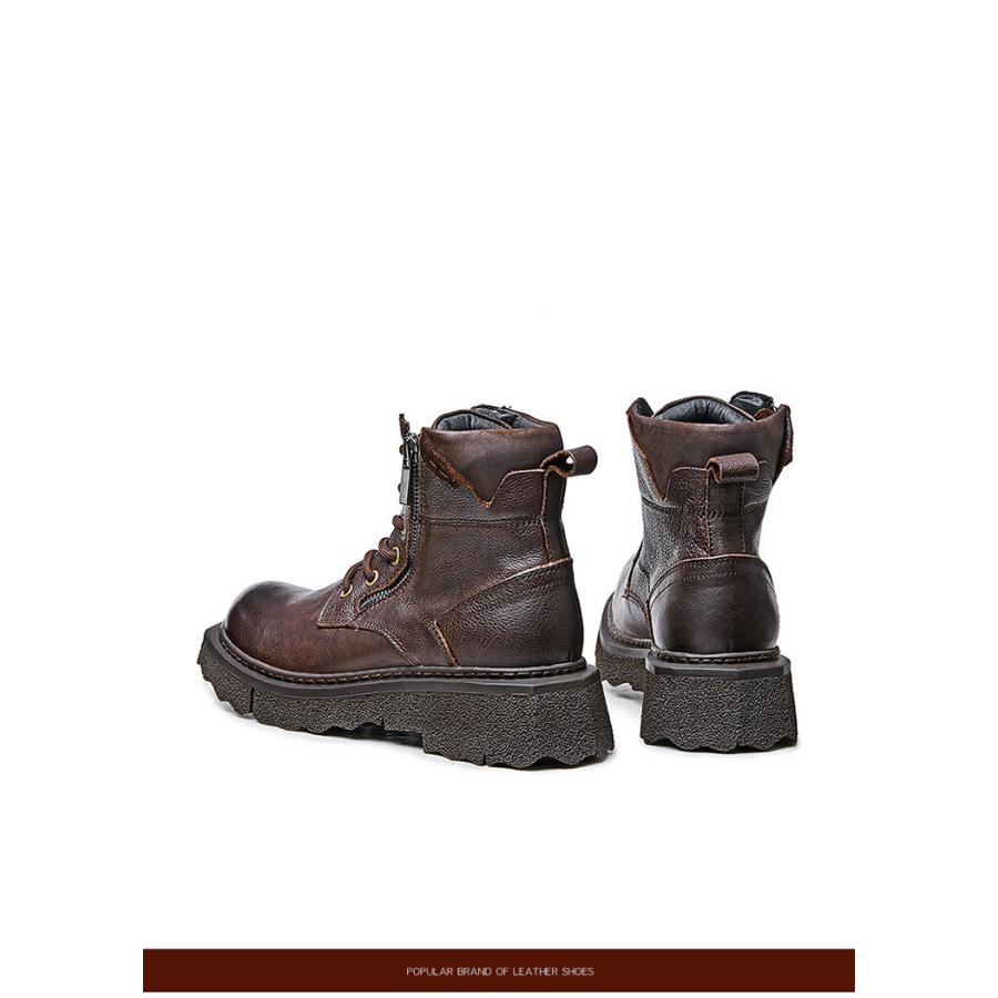 とっておきし新春福袋 厚底 新作 ミディアムカット 機関車ブーツ ファッション 男性 マーティンブーツ レトロ エレン ブーツ ビジネスシューズ 靴コード 42 Fundacjabirn Pl