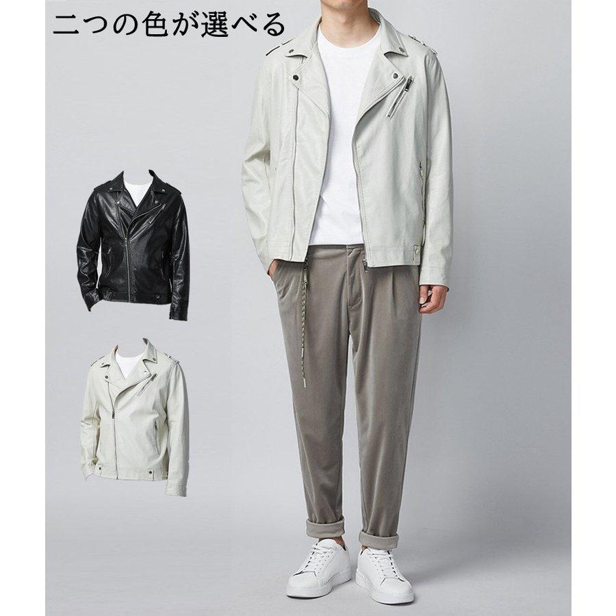 当店一番人気 春季 メンズ Xl M 3 カーキ色 ブラック 明度がいい 皮質優良 金属感 四合ボタン 飛行機型襟 機関車服 革ジャケット 革ジャン Pu革 折り襟 新型 カジュアル風 ジャケット Savannah Osc Com
