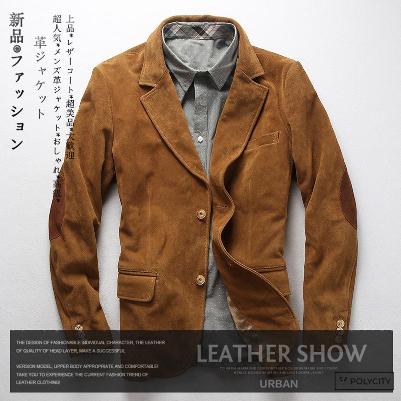 大切な 新品 ファッション イギリススタイル カジュアル ビジネス 紳士 牛革 メンズ革ジャケット ビジネスコート メンズスーツ ビジネススーツ Rankinengineering Com