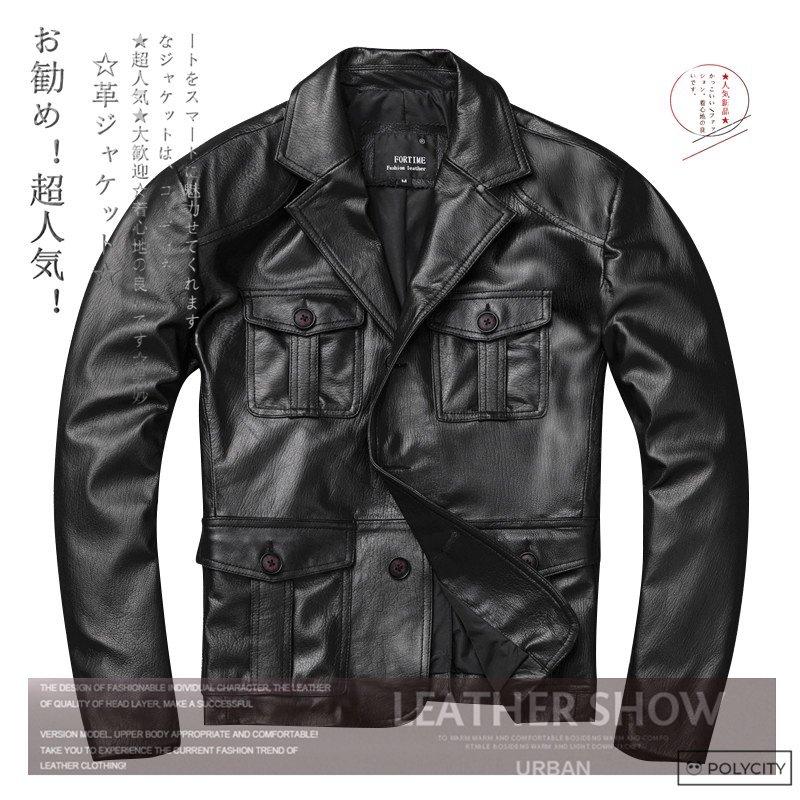 税込 大歓迎 秋の新作 羊革 ファッション かっこいい カジュアル 紳士 ショート ラペル スリムフィット レザージャケット メンズビジネススーツ スーツ フォーマル