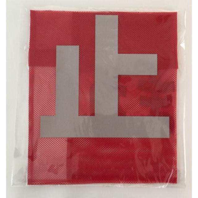 反射文字「止まれ」旗（停止旗）メッシュ（棒付） : ポリマルシェ