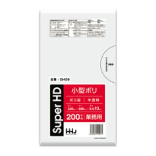 半透明7Lポリ袋　320Ｘ380mm　サニタリーボックス用 厚さ0.01ｍｍ 6000枚入　ハウスホールドGH09 | 