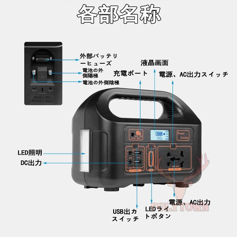 地震応援】ポータブル電源 大容量 日本製 軽量 小型 100500mAh