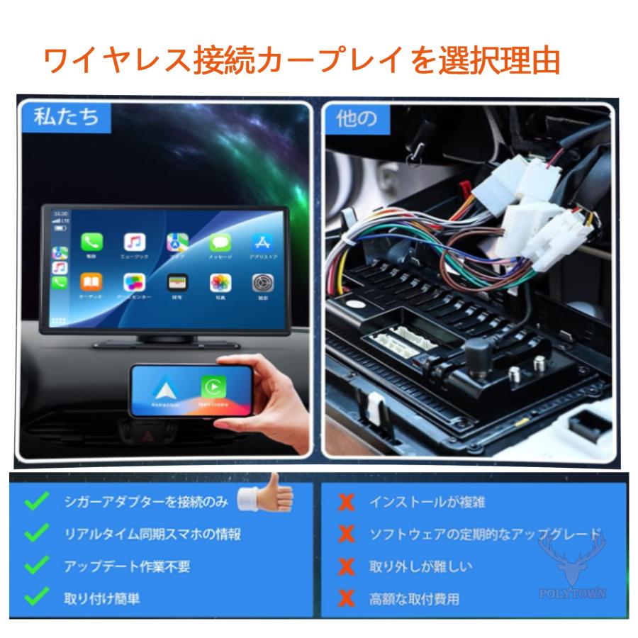 カーオーディオ一体型 9インチ タッチスクリーンカープレイ ワイヤレス カーナビ Amazon.co.jp: LAMTTOカーオーディオ一体型 9インチタッチ