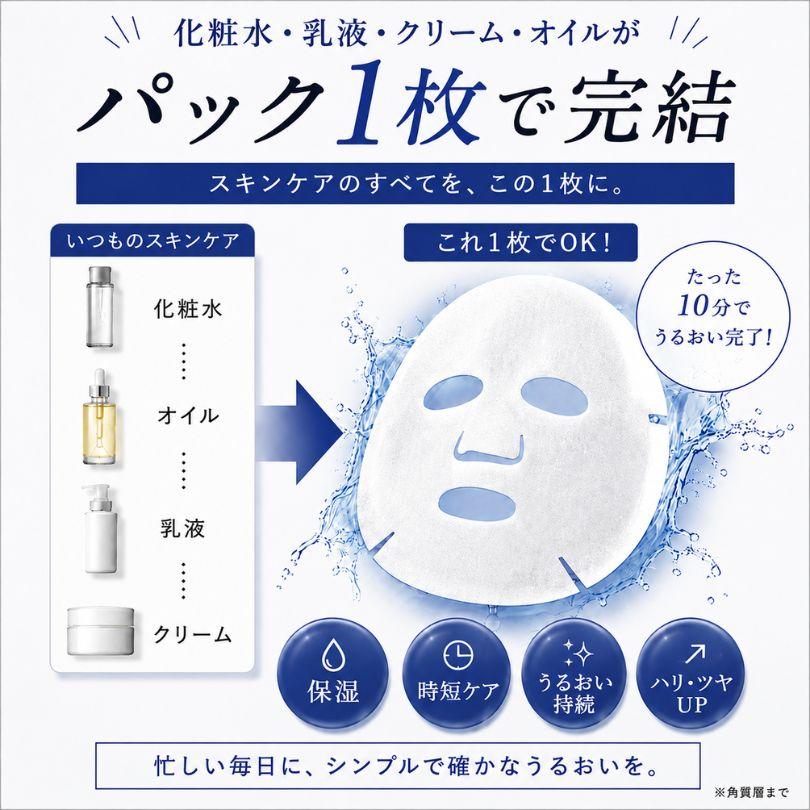 31枚入】さっぱり＆保湿 CUPI 大容量パック プレミアムエイジング