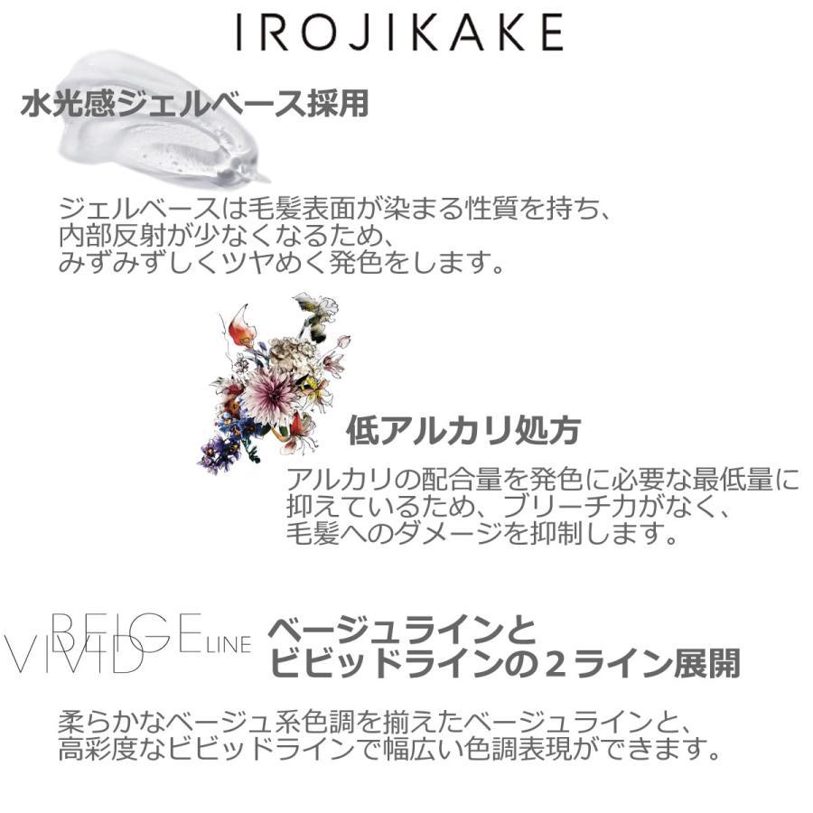 ホーユー IROJIKAK イロジカケ IR アイリス 80g 1剤 ブリーチオンカラー｜pom-store｜04