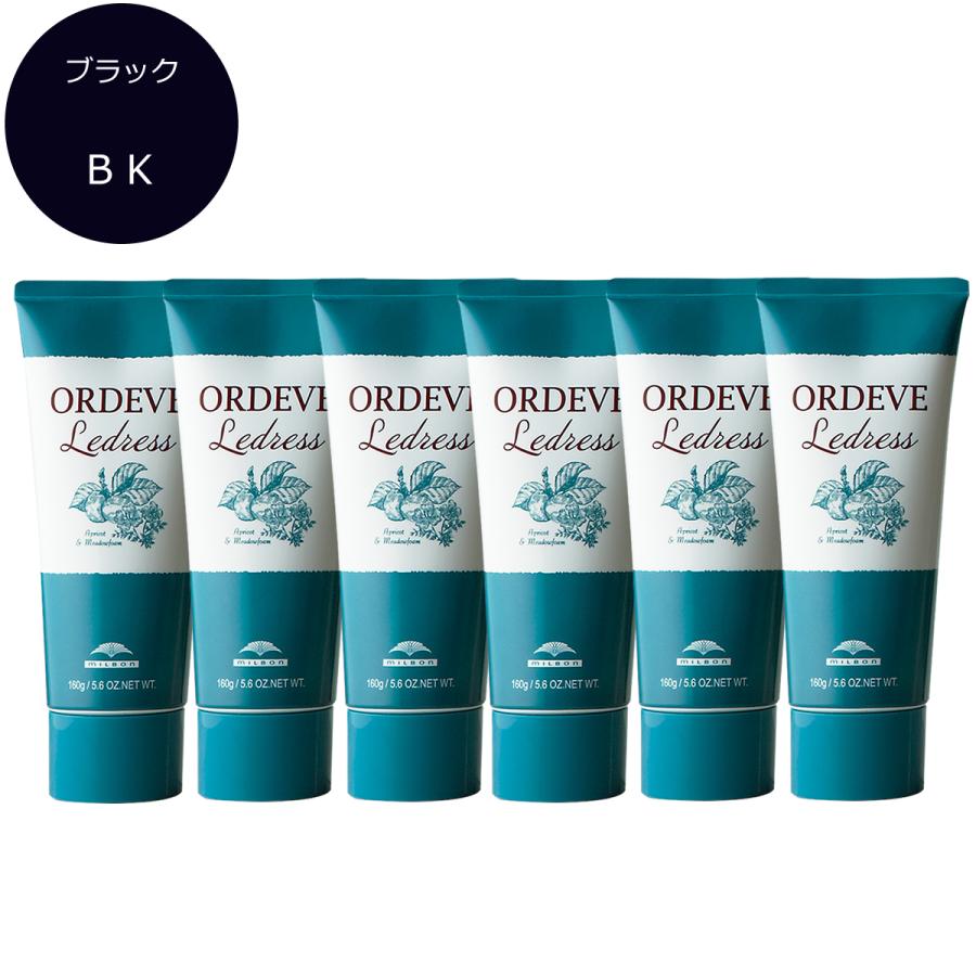 MILBON（ミルボン） 6点セット オルディーブ ルドレス 160g BK