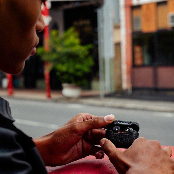 希少希少Marshall マーシャル Motif ブラック トゥルーワイヤレス