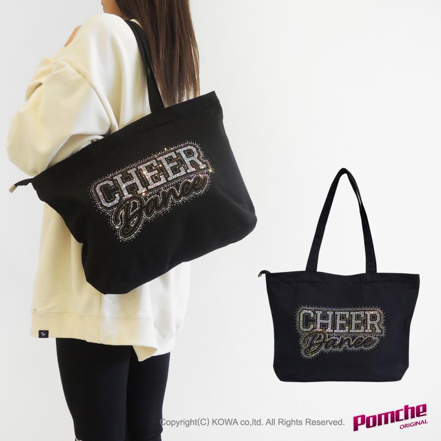 ラインストーンロゴ トートバッグ CHEER Dance : ポンポンやさん