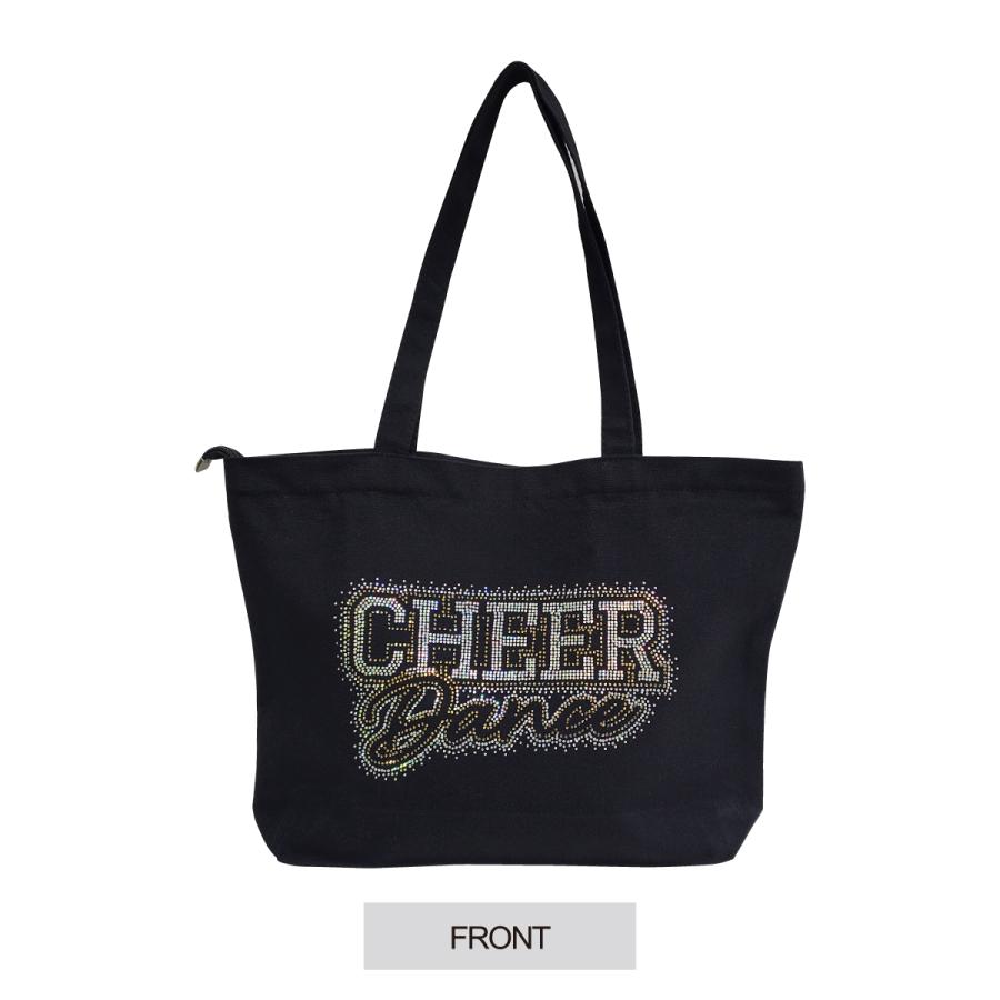ラインストーンロゴ トートバッグ CHEER Dance : ポンポンやさん