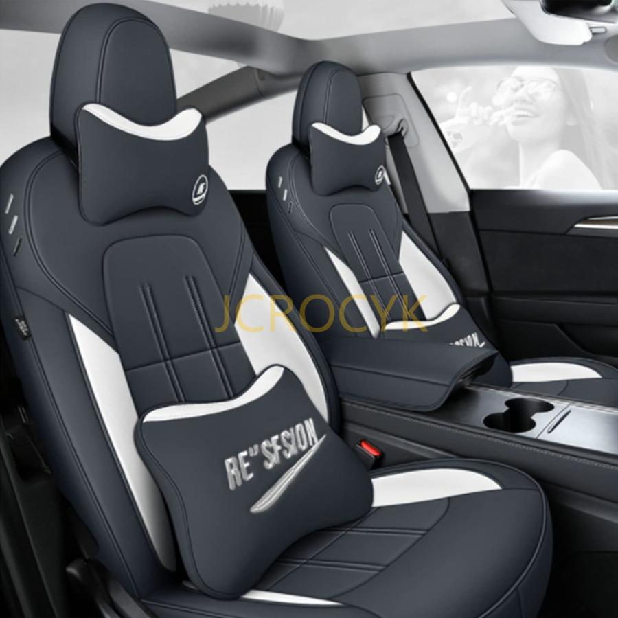 車 シートカバー、カーシートカバーテスラモデル(Tesla) Y 高級レザー