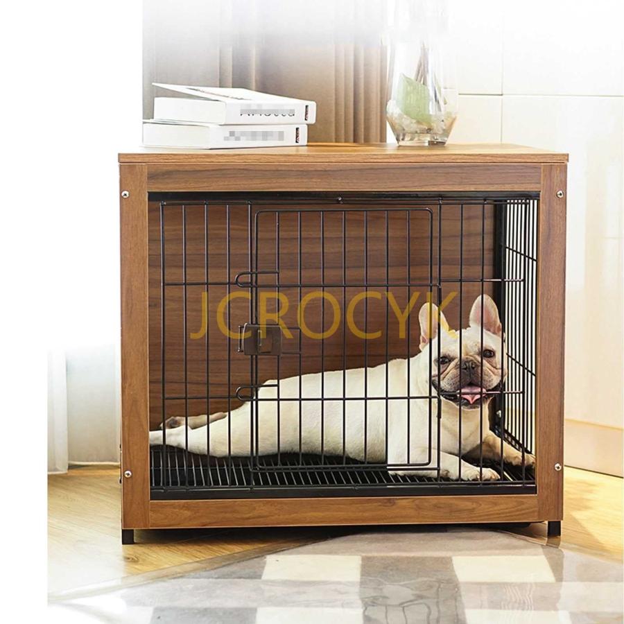犬 ゲージ 木製 ペット ケージ 犬小屋 トレイ付き イヌ ハウス 犬 ゲージ 木製 ペット ケージ 犬小屋 トレイ付き イヌ ハウス