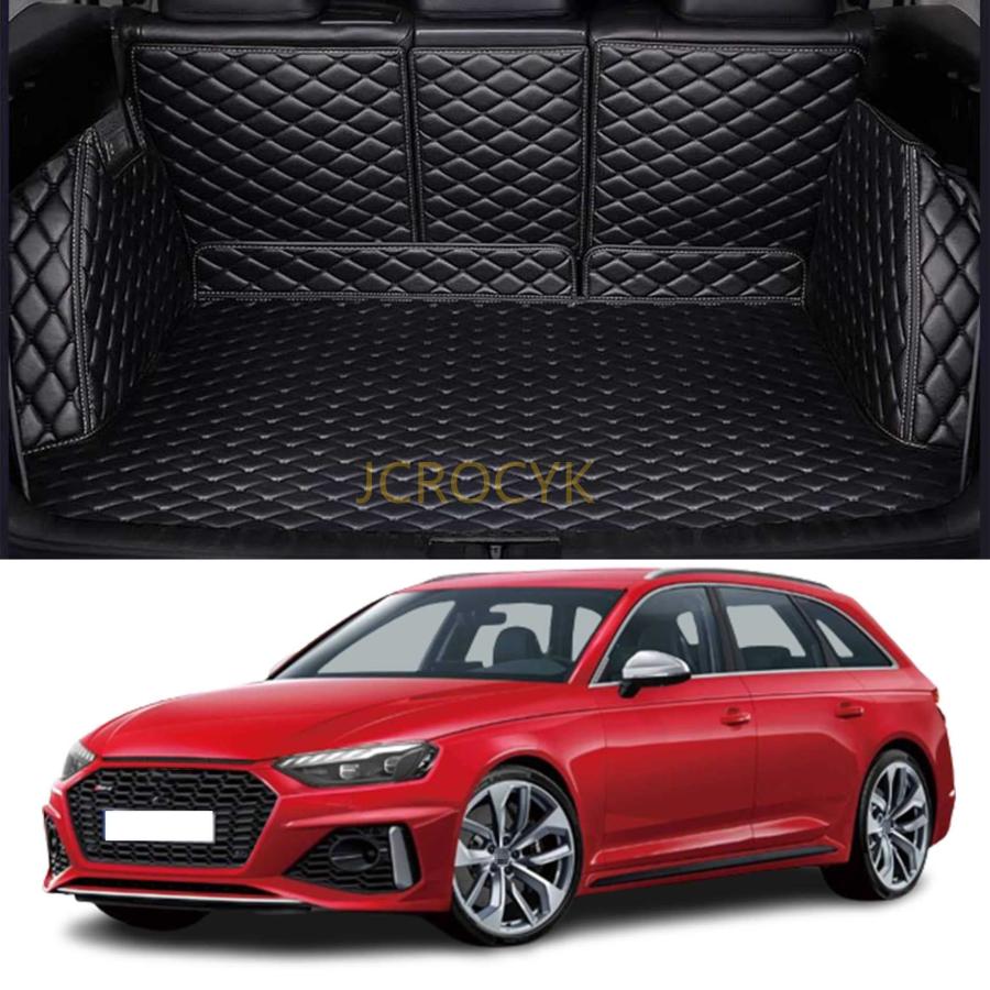 3Dフルカバーカーゴマット アウディ RS4 アバント2013-2022年 トランク 