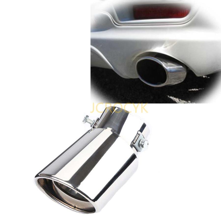 小型軽用 エキパイ ステンレス製 テールパイプ マフラー 38mmΦ-53mmΦに