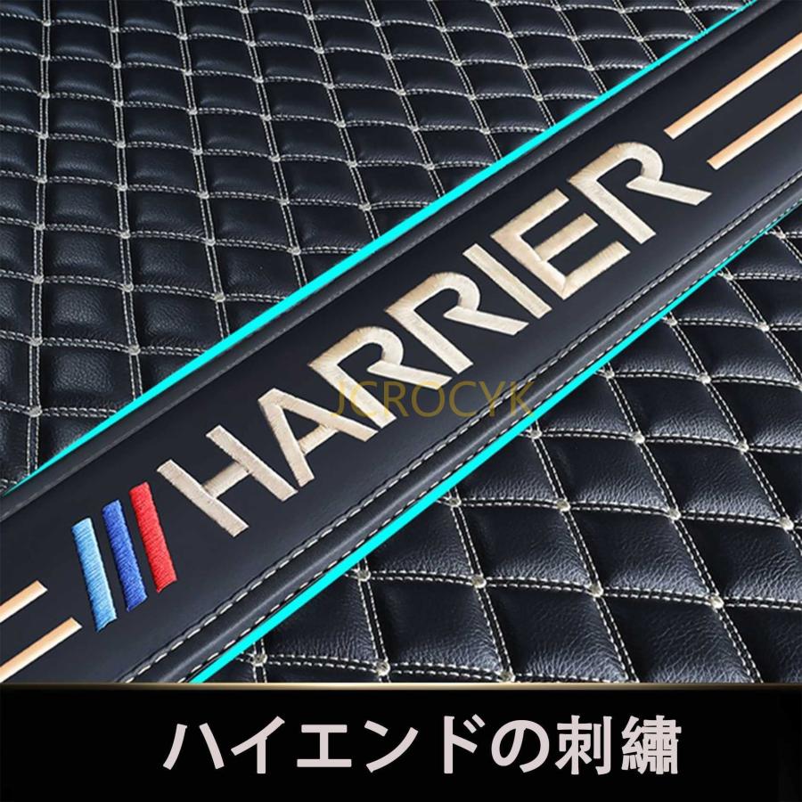 適用トヨタ 新型ハリアー 80系 カーゴマット Harrier 80系 カスタム 車の トランクマット XPE レザー ラゲッジマット カーゴマット フルセット防水車トランクマ｜pomp-fruits｜10