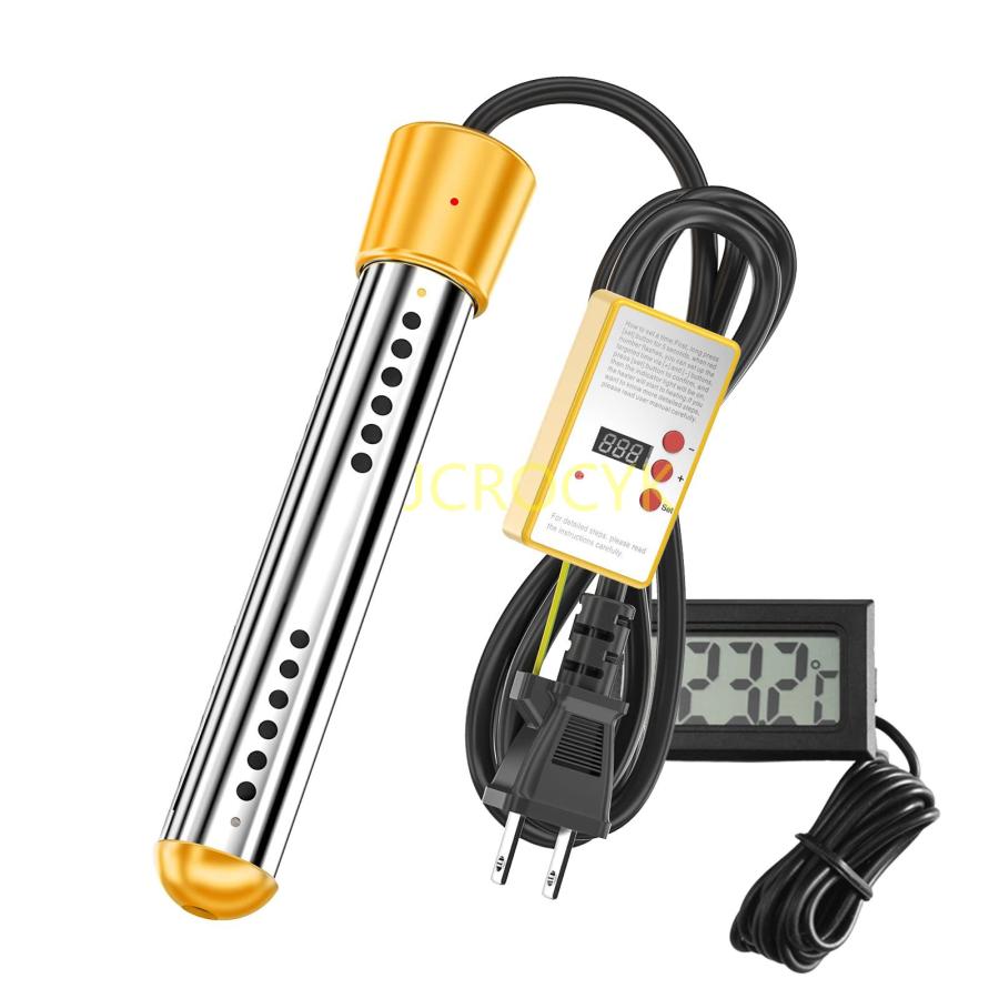 投げ込みヒーター 110V 1500W 携帯湯沸かし器 風呂 70℃ 自動電源オフ