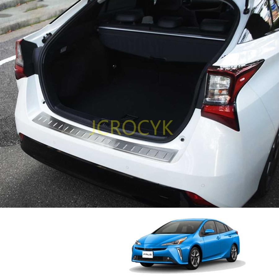 50プリウス後期用リアバンパーガード トヨタ 新型プリウス 50系後期 専用車リアバンパーステンレス鋼ガード