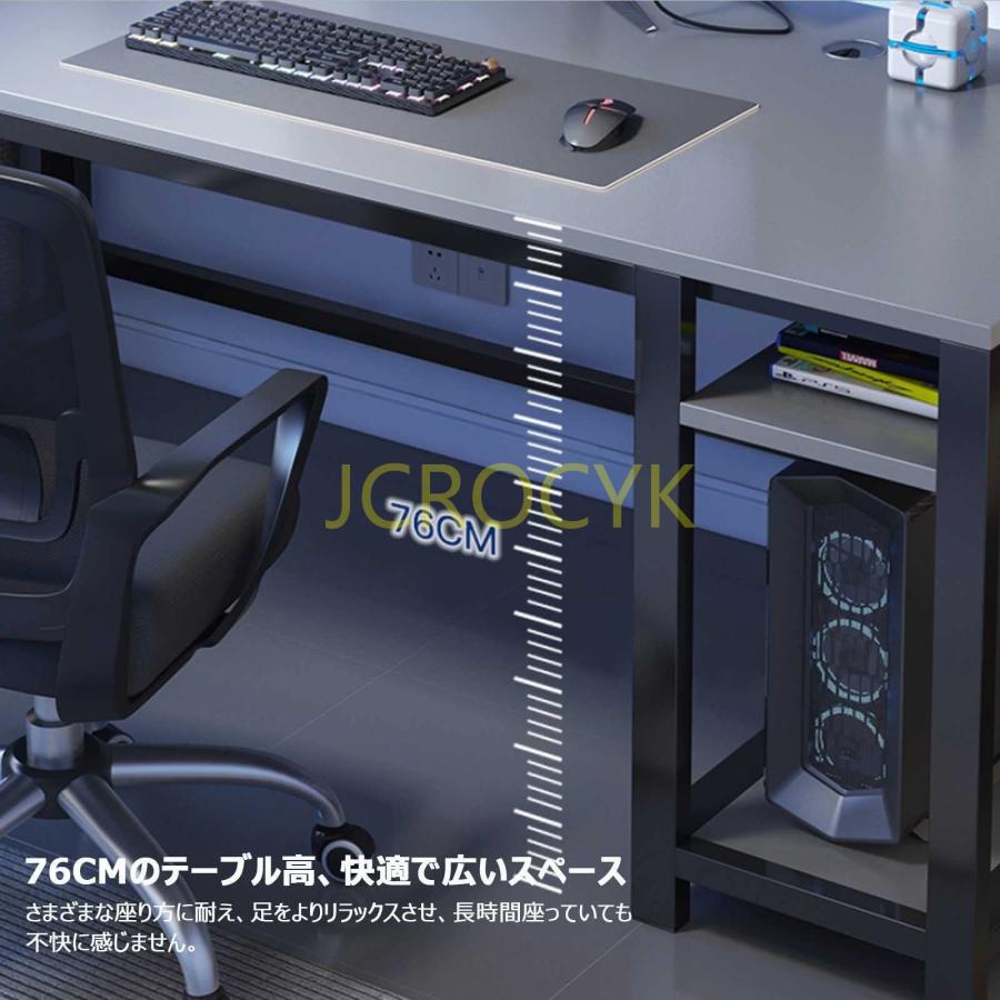 学習机　 事務デスク　収納力あり 送料無料】 スチールデスク 片袖机 引き出し 幅1200×奥行700×高