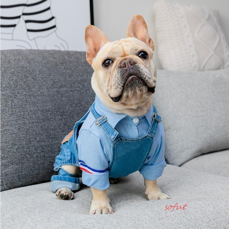 チワワ服 フレンチブルドッグ服 ペット服 中型犬 おしゃれ パグ服 フレブル 小型犬 犬服 オーバーオール Laf Pomp 通販 Yahoo ショッピング