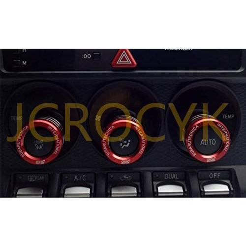 86 スバル BRZ ZN6 アルミエアコンスイッチカバー エアコンダイヤル