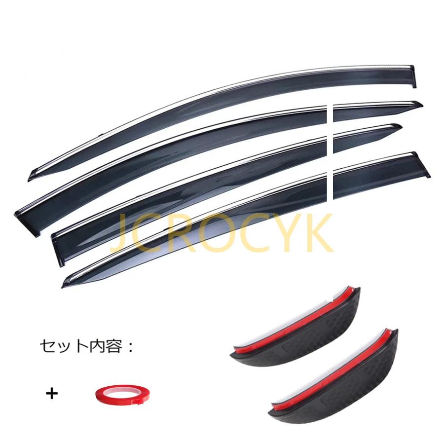ホンダ ヴェゼルRU1RU2 RU3 RU4 ドアバイザー アクリルサイドバイザー